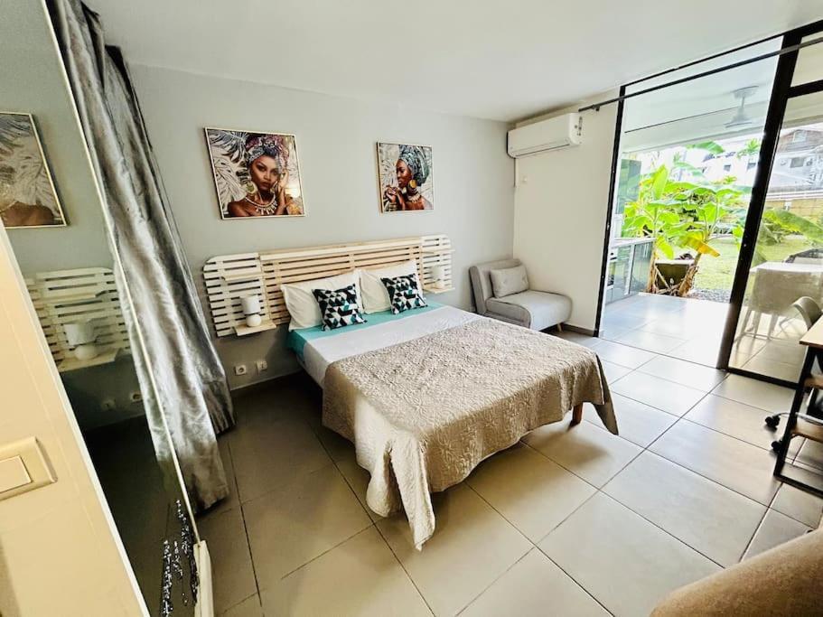 Studio Cosy Plage Et Piscine A Bas Du Fort Ле-Гозье Экстерьер фото