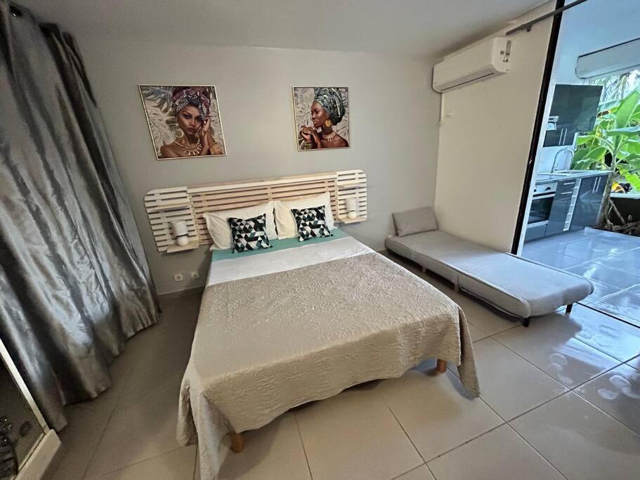 Studio Cosy Plage Et Piscine A Bas Du Fort Ле-Гозье Экстерьер фото